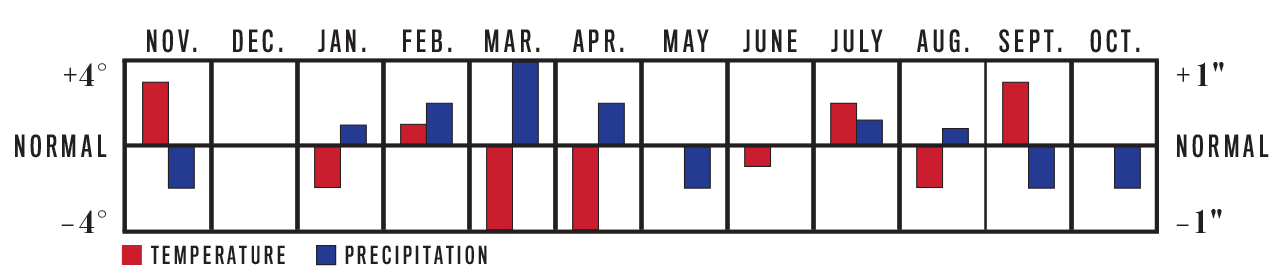 Printable Rainfall Chart 2019